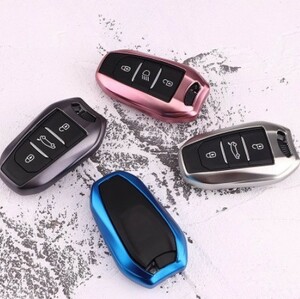 R2139: Peugeot 2083085083008 5008 Citroen C4 Picasso DS3DS4 DS5DS6 for TPU car remote key case cover 