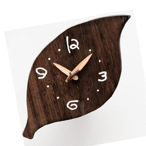 木の葉型の掛時計 ハンドメイド作品,インテリア、雑貨,その他