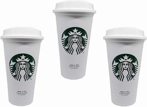 Starbucks★スターバックス☆プラスティック・タンブラー★16oz (473ml) 3点セット☆新品未使用★日本未発売
