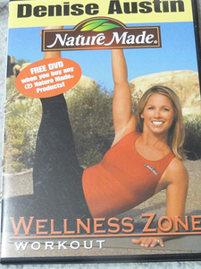 DVD　Denise Austin Nature Made Wellness Zone Workout 　デニス・オースティン　ネイチャーメイド　健康DVD