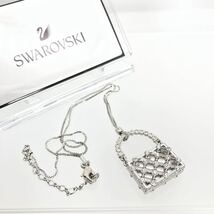 SWROVSKI スワロフスキー バッグ型 ネックレス 正規品_画像1