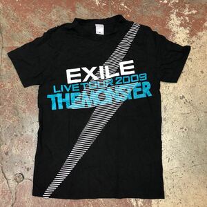 EXILE live tour 2009 the monster エグザイルツアーTシャツ 黒 M 八a1