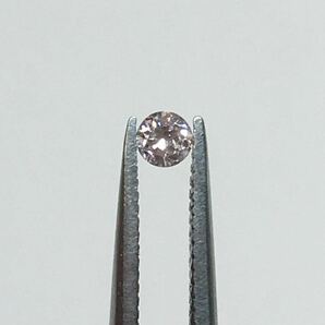 天然ピンクダイヤモンド　LIGHT PINK I-1 0.060cts 中央宝石研究所鑑定付き 