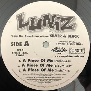 Westside / Luniz / A Piece of Me / Oakland Raiders / 2002 Hiphop / US Original