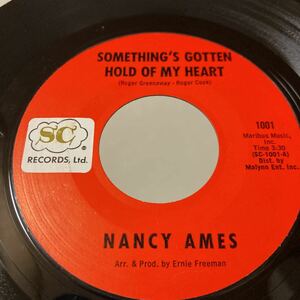 NANCY AMES、something's gotten hold of my heart、7インチ、フリーソウル、オルガンバー