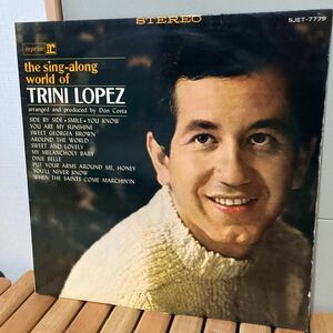 the sing-along world of TRINI LOPEZ、 LP、オルガンバー、サバービア、ソフトロック