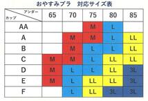 ♪綿混ノンワイヤー★ナイトブラ＆ショーツ　Mサイズ　白　★213891+813891-11　おやすみブラ　リラックス　旅行にも便利　palissee_画像10