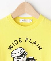 新品　THE SHOP TK　ピクセルFOODプリント長袖Tシャツ　レモンイエロー　15(150cm)　定価1089円_画像3