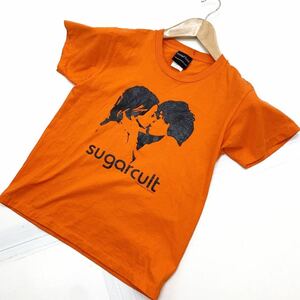 ■WALL OF FAME シュガーカルト Sugarcult 半袖Tシャツ オレンジ Sサイズ 【パンクロックレジェンド♪】【フロントロゴ♪】■EB80