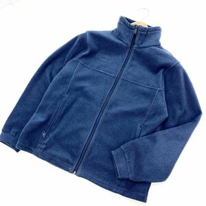 ■コロンビア COLUMBIA ネイビー 濃紺 ジップアップ フリース ジャケット ユースサイズ キッズ 14-16歳用 メンズS相当 xb6286 ■EC16