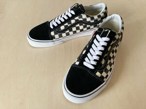 26.5cm バンズ チェック柄 オールドスクール VANS OLD SKOOL (BLUR CHECK) BLACK/CLASSIC US8.5/26.5cm VN0A38G1VJM