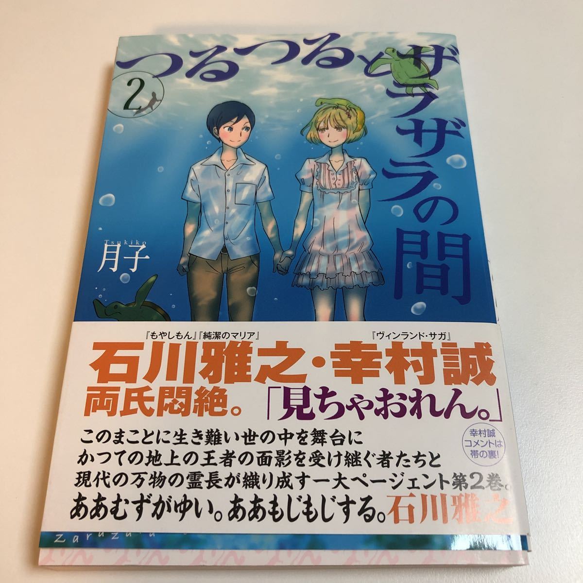 Tsukiko Entre lisse et rugueux Volume 2 Livre dédicacé illustré Première édition Livre de noms dédicacé Tsukiko Shrink Psychiatre Yowai, des bandes dessinées, produits d'anime, signe, Peinture dessinée à la main