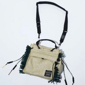 ショルダーバッグ TOGA PORTER トーガ ポーター ベージュ フリンジ