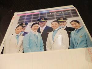  large . aviation ko Lien air uniform not for sale Korea rare postcard picture postcard airplane rare thing Pilot .. member Novelty antique 