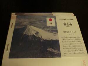 ANA 全日空 非売品 ノベルティ 限定品 ポストカード 絵葉書 飛行機 レア 山 日本 MT FUJI 富士山 風景 世界遺産 インテリア オブジェ