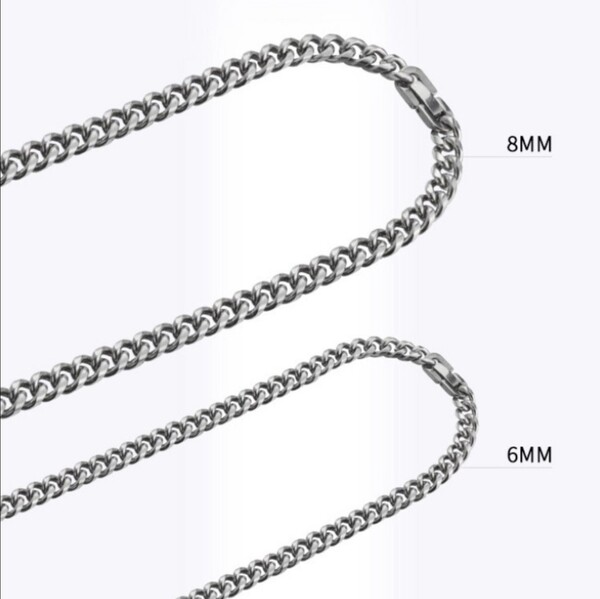 【新品未使用】喜平ネックレスチェーン 6mm 金属アレルギー対応