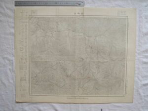 【古地図 大正】『金峰山』五万分一地形図甲府5号 明治43年測図 大正2年6月30日発行 大日本帝国陸地測量部【長野 山梨 千曲川】