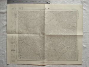 【古地図 大正】『和田』五万分一地形図長野15号 明治43年測図 大正4年6月30日発行 大日本帝国陸地測量部【長野 鹿教湯温泉 武石峠茶屋】