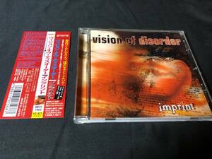 VISION OF DISORDER - imprint CD / записано в Японии obi * описание имеется 