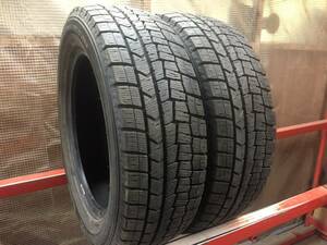 ★☆2本18年製バリ山!! 185/60R15 ダンロップ WINTER MAXX WM02 引取可 A1514☆★