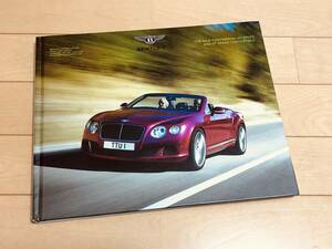 ***[ free shipping ]BENTLEY Bentley Continental GT** super thickness . catalog ( gorgeous hard cover ) 2014 year issue ***