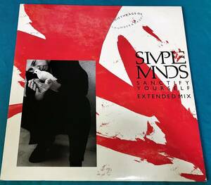 12”●Simple Minds / Sanctify Yourself (Extended Mix) UK盤SM1-12