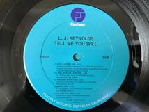 LP●L.J. Reynolds / Tell Me You Will US盤F-9654_画像3