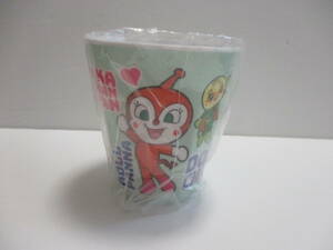  prompt decision not for sale new goods unused rare Anpanman Asahi melamin glass cup green ko gold Chan when n Chan baby ..