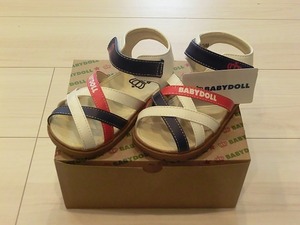 * new goods unused tag attaching * baby doll shoes sandals 17cm!