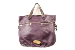 Mulberry Mulberry Bag Tote Leather 2WAY Purple Purple / fy0525 Ladies Tote Bag, Leather, Other