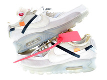 ナイキ NIKE THE 10 AIR MAX 90 OFF-WHITE 2017 27cm AA7293-100 オフホワイト コラボ エアマックス ホワイト 【中古】210521☆AA★_画像2