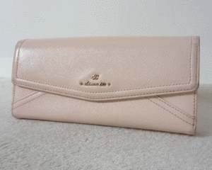 yondosi-4*C кожа свет розовый длинный кошелек длинный бумажник женский 