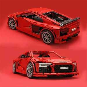 最安値[新作] LEGO互換 テクニック アウディ R8 タイプ 1839ピース