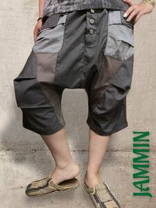  switch Short sarouel pants * Asian * ethnic *hipi-*