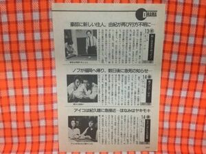 CN18556◆切抜き◇田村正和橋爪功長渕剛安田成美大竹しのぶ名取裕子西城秀樹野々村真南野陽子松村雄基市毛良枝研ナオコ◇熱くなるまで待っ