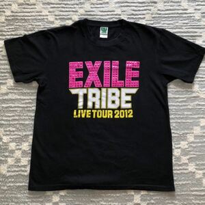 EXILE 2012年ツアーTシャツ 黒色 サイズ M