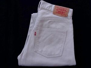 LEVI*S 911B 911-1822 ivory pikeUSA made LVC VINTAGE CLOTHING America made Vintage reissue replica pants Levi's 