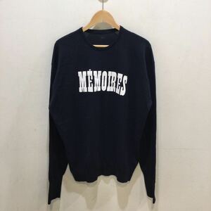 uniform experiment ユニフォームエクスペリメント UE-210014 MEMOIRES CREWNECK KNIT メムワー クルーネック ニット サイズ3 510140