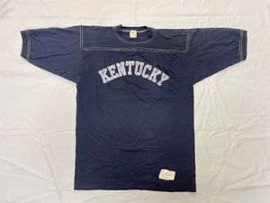 古着 2896 Lサイズ Tシャツ ビンテージ オリジナル vintage 70 80 90 old オールド USA フットボール 紺