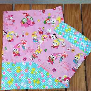 2-2N大KY 入園入学 巾着袋 コップ袋 給食袋 女の子 ハニーチューン ランチクロス ランチョンマットハンドメイド ランチマット小学校