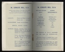 ロンドン メッカカフェキャバレー 営業案内1冊 THE MECCA CAF CABARETS 1960年代　：イギリス英国 ボールルーム ダンス ナイトクラブ_画像3