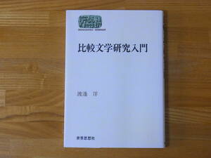 比較文学研究入門 SEKAISHISO SEMINAR 渡辺洋 世界思想社