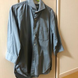 BLISS POINT シャツ　ブルー　ドレスシャツ　M