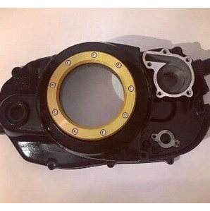 ♪♪RZ250 RZ250R スケルトンクラッチカバー 作成用セット ゴールド イギリス製 4L3 4UO 29L 51L♪♪