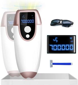 レーザー脱毛器 光脱毛器 永久脱毛 家庭用脱毛器 70万回フラッシュ 5段階照射