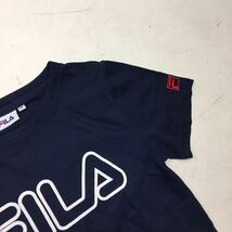 送料無料★FILA フィラ★半袖Tシャツ トップス カットソー★レディース Mサイズ★ネイビー#30530sj136_画像2