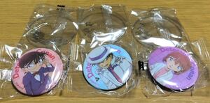 名探偵コナン カプセル缶バッジ カバー付き 江戸川コナン 怪盗キッド 灰原哀