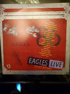 【LP盤】EAGLES LIVE　レコード　洋楽　２枚組 LP0003