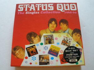◆Status Quo ステイタス・クォー／ The Singles Collection 1968-69■7枚組CD BOX SETポスター付 5000枚限定!