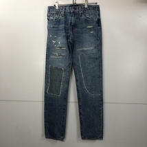 Levis PReMIUM　リーバイスプレミアム　ダメージ加工デニムパンツ　W29　L32 インディゴブルー　【表参道t05】_画像1